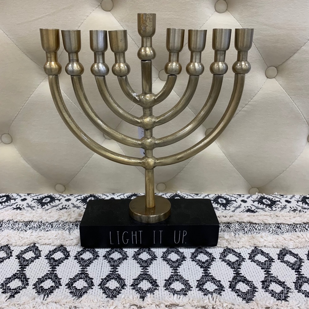 Rae dunn light it up menorah